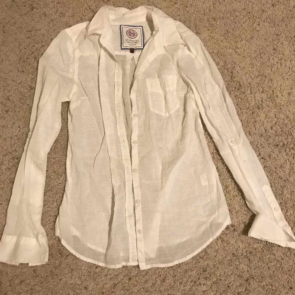 White Button Down Dress Shirt